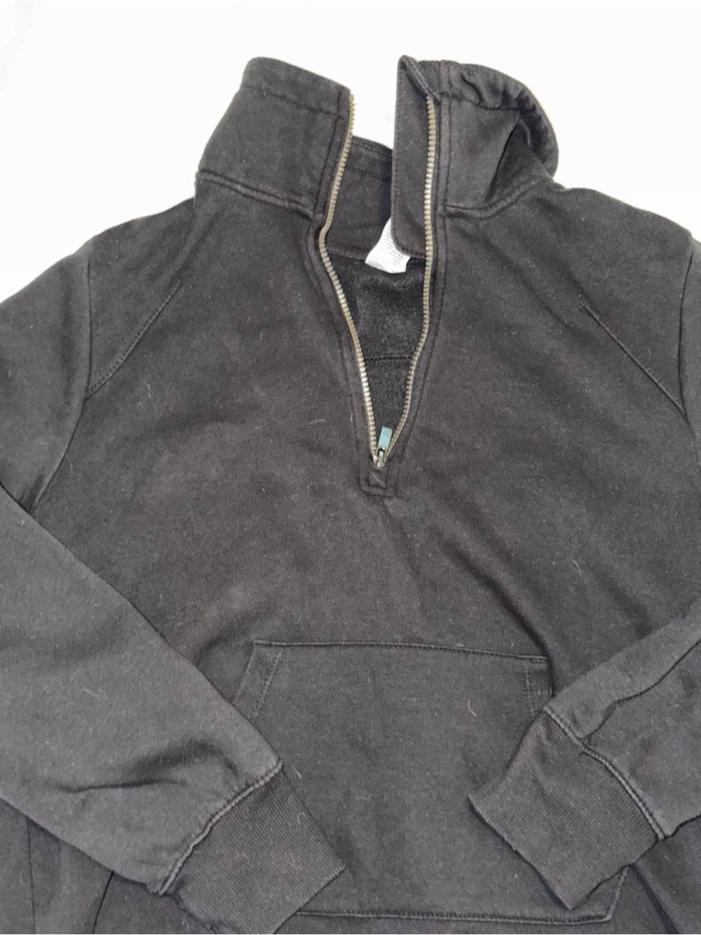 all in motion women Black Quarter-Zip Sweatshirt
